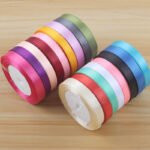 1cm Solid‑Color Satin Ribbon - Image 4