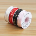 2.5cm Gold‑Foil Mother's Day Ribbon, 25 Yards - Image 3