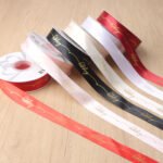 2.5cm Gold‑Foil "Happy" Ribbon, 32 Yards - Image 3