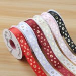 2.5cm Gold‑Foil Four‑Leaf Clover Ribbon, 32 Yards - Image 5