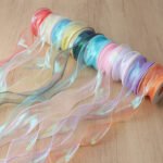 4cm Iridescent Fishtail Ribbon With Paper Card, 10 Yards - Image 5