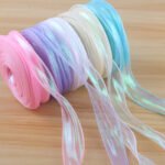 4cm Iridescent Fishtail Ribbon, 30 Yards - Image 3