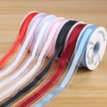 2.5cm Solid Color Satin Edge Organza Ribbon, 40 Yards - Image 4