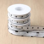 2.5cm Flocked Organza Ribbon, 10 Yards - Image 4