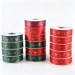 2.5cm Christmas Grosgrain Ribbon - Image 2