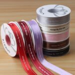 2.5cm "Wait For You" Printed Ribbon, 32 Yards - Image 4