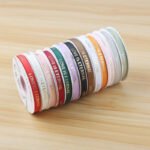 1cm "Love Is Eternal" Printed Ribbon, 32 Yards - Image 3