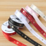 2.5cm Double‑Heart "Love You" Printed Ribbon, 32 Yards - Image 5