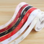 2.5cm Gold‑Foil "Like You" Ribbon, 32 Yards - Image 3