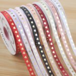 1cm Gold‑Foil Tiny Heart Ribbon, 32 Yards - Image 4