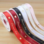 2.5cm Gold‑Foil Eternal Love Ribbon, 32 Yards - Image 2
