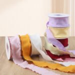 4cm Ruched Ribbon With Paper Card, 10 Yards - Image 5