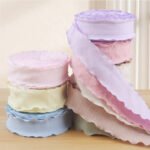 4cm Ruched Ribbon, 40 Yards - Image 3