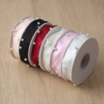 2.5cm Miaoyu Beaded Pattern Ribbon, 10 Yards - Image 5