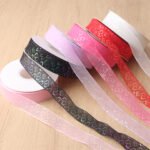 2.5cm Iridescent Heart Organza Ribbon, 20 Yards - Image 3