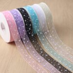 2.5cm Snowflake Organza Ribbon, 20 Yards - Image 4
