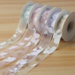 2.5cm Flower‑Dance Organza Ribbon, 10 Yards - Image 2