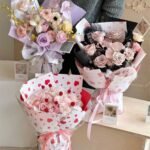 Heart Wish Floral Wrapping Paper - Image 3