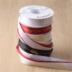 2.5cm Gold‑Foil "Happy" Ribbon, 32 Yards - Image 4