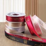 2.5cm Gold‑Foil Affection Printed Ribbon, 32 Yards - Image 5