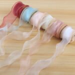 4cm Gold Thread Fishtail Ribbon, 10 Yards - Image 3