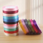 1cm Solid‑Color Satin Ribbon - Image 5