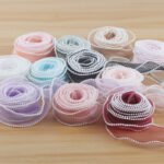 4cm Pearl Fishtail Ribbon, 5 Yards - Image 4
