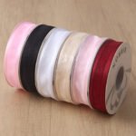 2.5cm Wide Border Organza Ribbon, 40 Yards - Image 5