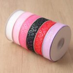 2.5cm Iridescent Heart Organza Ribbon, 20 Yards - Image 5