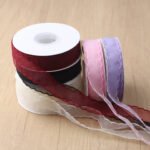 2.5cm Wavy Edge Organza Ribbon, 10 Yards - Image 5