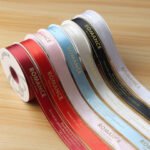 2.5cm Hot Stamping Romantic Ribbon, 32 Yards - Image 2