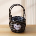 2‑Set Coffee‑Colored Round Flower Baskets CXBZ-HL015 - Image 5