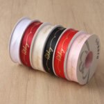 2.5cm Gold‑Foil "Happy" Ribbon, 32 Yards - Image 5