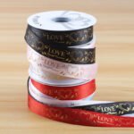 2.5cm Gold‑Foil Eternal Promise Ribbon, 32 Yards - Image 4