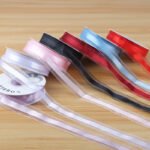 2.5cm Solid Color Satin Edge Organza Ribbon, 40 Yards - Image 5