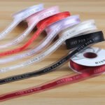 2.5cm Printed Organza Ribbon “JUST FOR YOU”, 40 Yards - Image 3