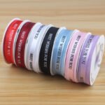 2.5cm “Wish You All the Best” Printed Organza Ribbon, 40 Yards - Image 5