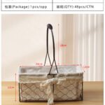 Black Iron Rectangular Flower Baskets CXBZ-HL008