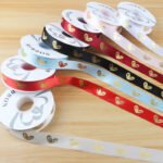 2.5cm Gold‑Foil Sweetheart Ribbon, 32 Yards - Image 4