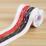 2.5cm Gold‑Foil Mother's Day Ribbon, 25 Yards - Image 4