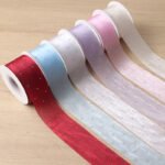 4cm Hot‑Fix Rhinestone Silk‑Like Ribbon, 20 Yards - Image 2