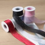 4cm Hot‑Fix Rhinestone Silk‑Like Ribbon, 20 Yards - Image 4
