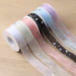 2.5cm North Star Printed Ribbon, 10 Yards - Image 2