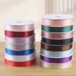 2.5cm Solid‑Color Polyester Ribbon, 80 Yards - Image 4