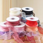 4cm Solid‑Color Card Pack Fishtail Ribbon, 10 Yards - Image 2