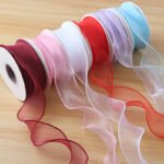 4cm Solid‑Color Card Pack Fishtail Ribbon, 10 Yards - Image 5
