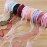 4cm Solid‑Color Card Pack Fishtail Ribbon, 10 Yards - Image 3