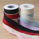 2.5cm Hot-Fix Rhinestone Cotton Ribbon, 10 Yards - Image 4