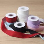 4cm Hot-Fix Rhinestone Cotton Ribbon, 10 Yards - Image 2