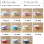 4cm Iridescent Fishtail Ribbon With Paper Card, 10 Yards